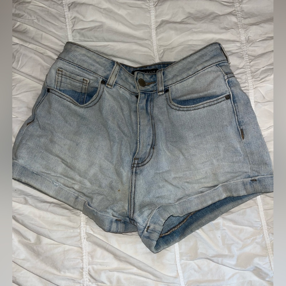 Women's Light Blue Denim Shorts